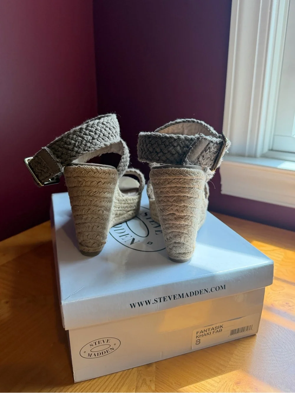 Steve Madden braided khaki